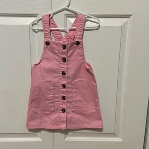Wonder Nation Pink Corduroy Jumper Dress Size 3T